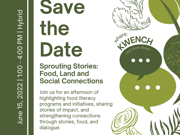 Food Literacy Conference - Sprouting Conversations: Food, Land and Social Connections